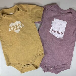 Set of 2 Arizona themed onesies - 18 months
